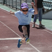 Tréninkový skok.