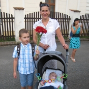 Johanka s mamkou mě byly vyprovodit také