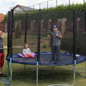 Trampolína funguje skvěle